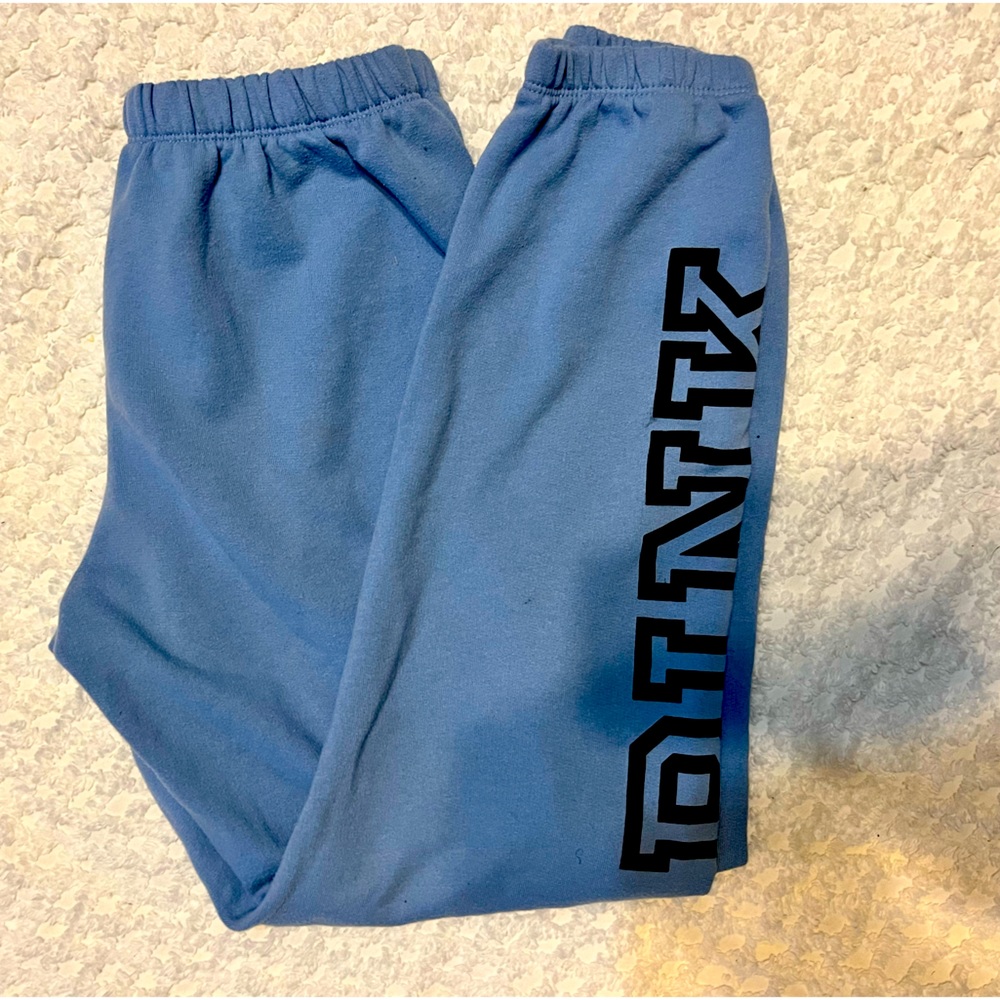 Pink Victorias Secret light blue everyday wear sweat pants, size small